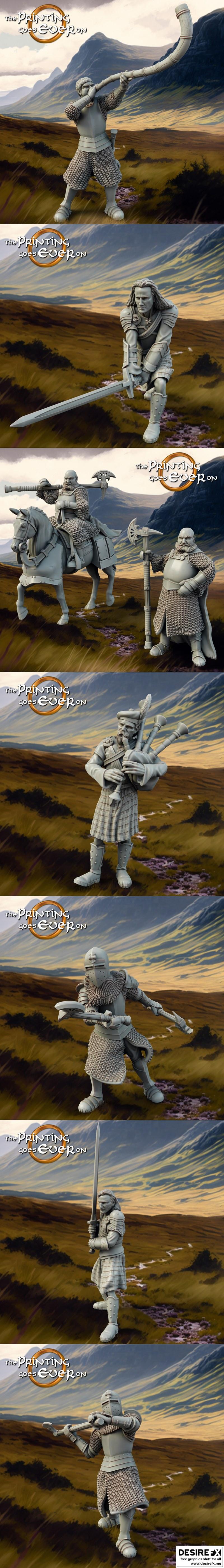 3D打印模型：盟友与封地 第一卷|The Printing Goes Ever On – Chapter 31 – Allies and Fiefs Vol 1 – 3D Print Model STL