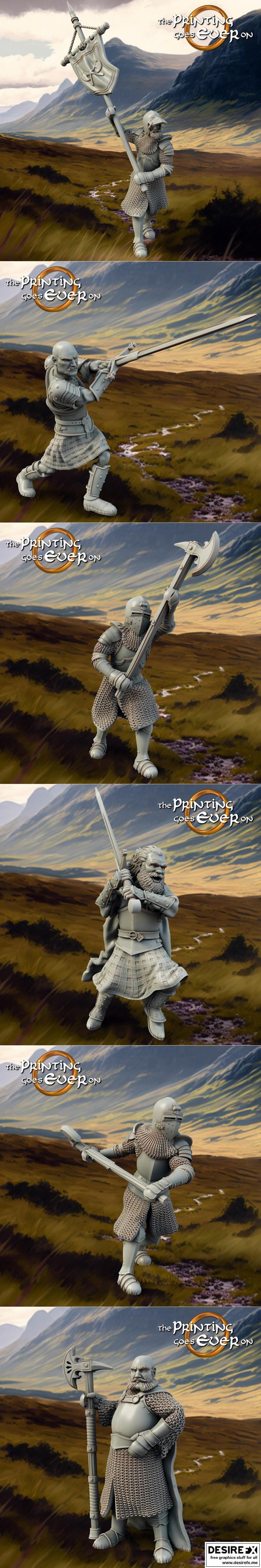 3D打印模型：盟友与封地 第一卷|The Printing Goes Ever On – Chapter 31 – Allies and Fiefs Vol 1 – 3D Print Model STL