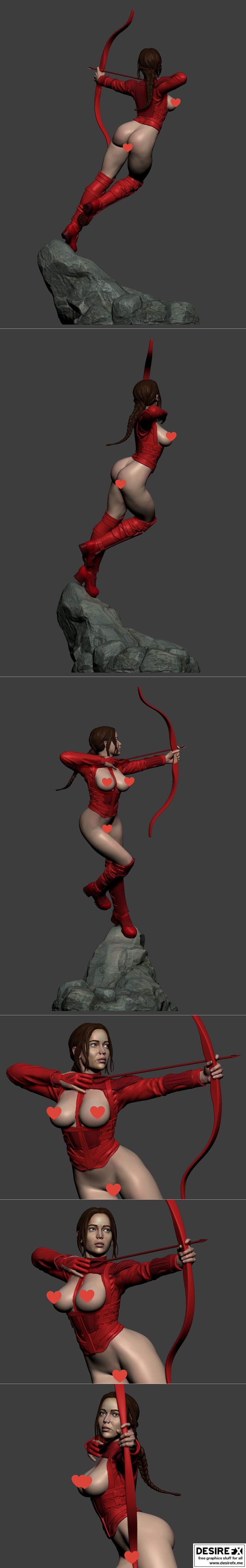 饥饿游戏 3D打印模型|Hunger Games and NSFW Version – 3D Print Model STL