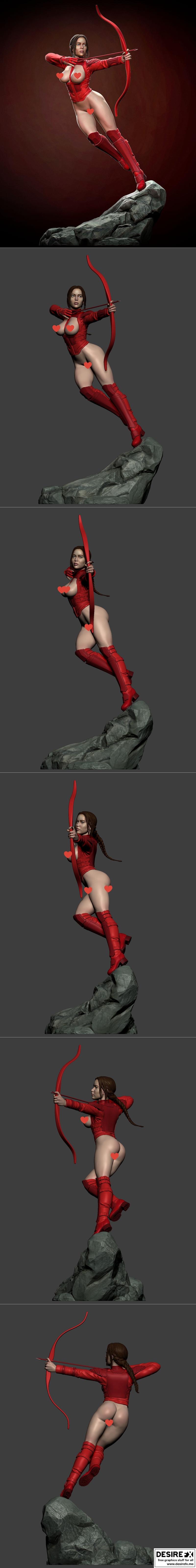 饥饿游戏 3D打印模型|Hunger Games and NSFW Version – 3D Print Model STL