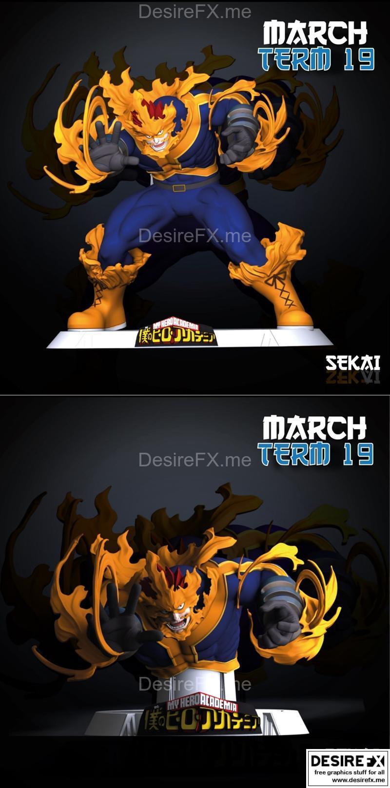 赛博塑像与雕塑 – 赛博世界 – 3D打印模型|Endeavor Sculpture and Bust – Sekai – 3D Print Model STL