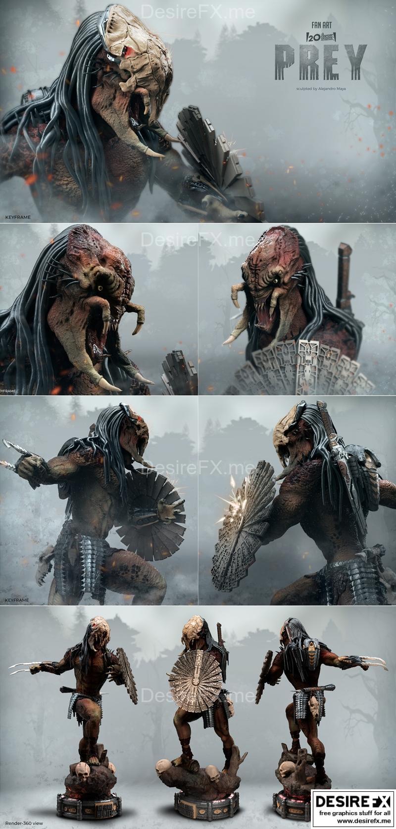 野性掠食者 – 3D打印模型|Feral Predator – 3D Print Model STL