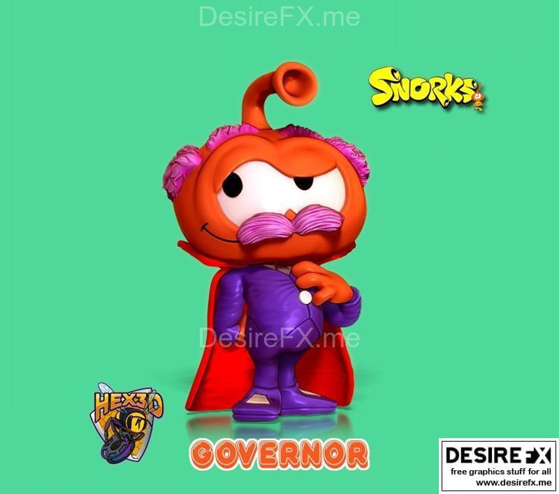 Hex3D - Snork7 潜水官 3D打印模型|Hex3D – Snork7 Governor – 3D Print Model STL