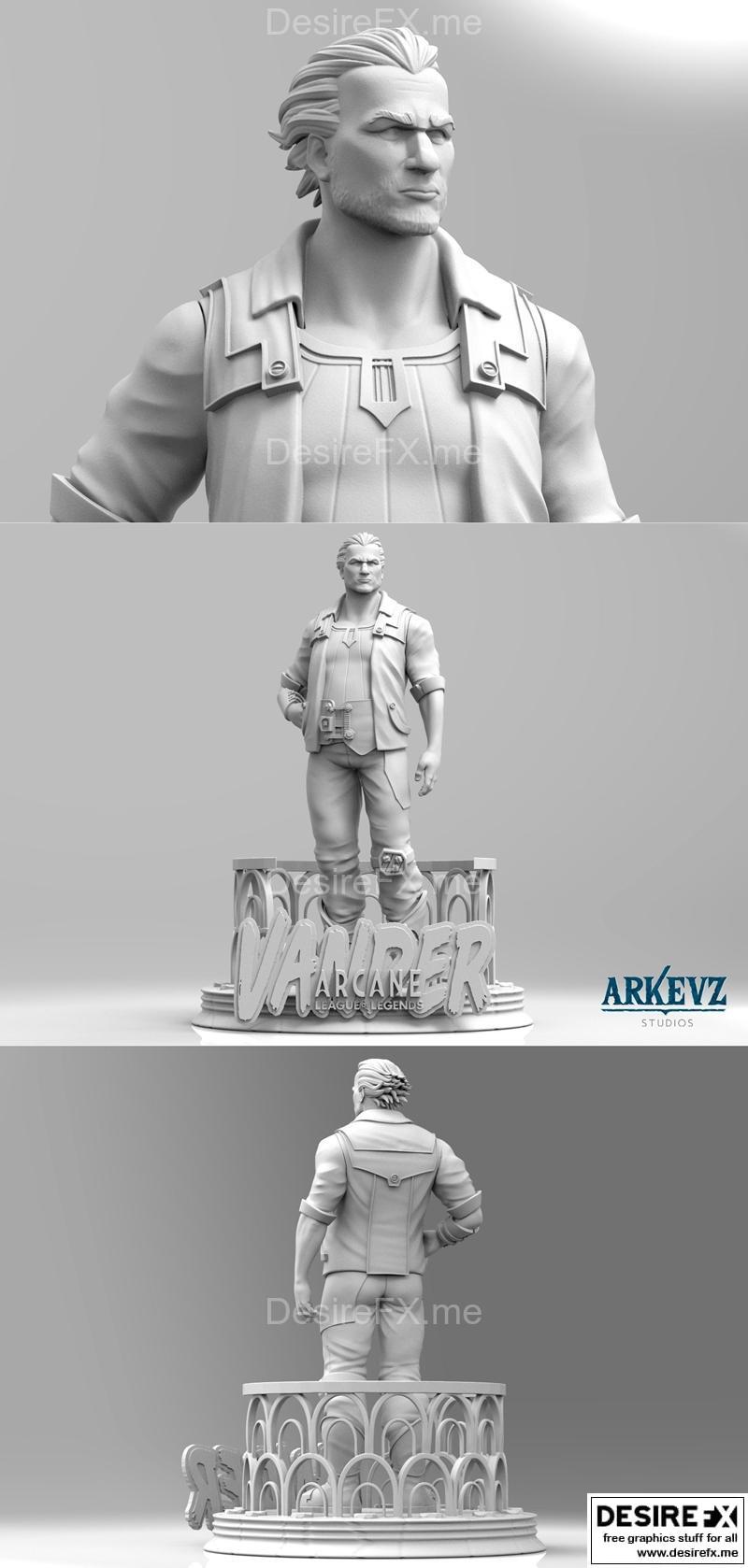 Vander - 奇异人生 - 阿瑞斯 3D打印模型|Vander – Arcane – 3D Print Model STL