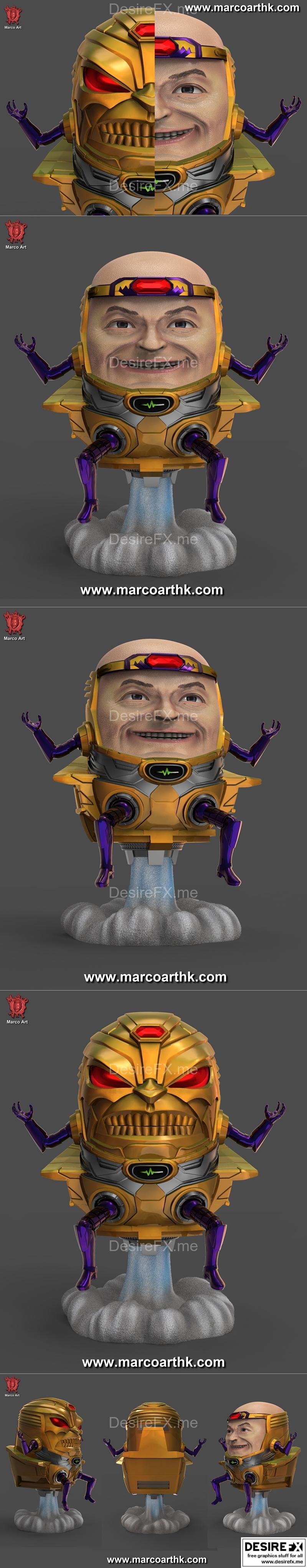 Marco Art – MODOK – 3D打印模型|Marco Art – MODOK – 3D Print Model STL