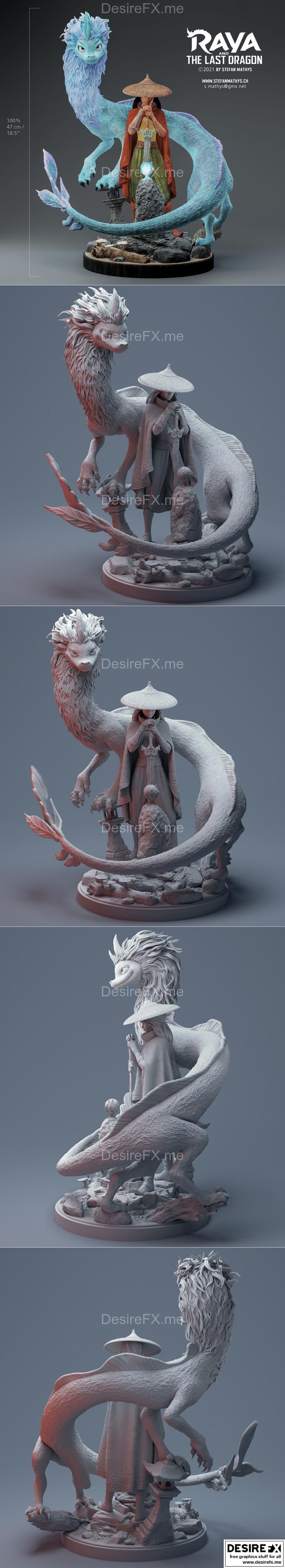 《雷亚与最后的龙 3D打印模型》|Raya and The Last Dragon – 3D Print Model STL