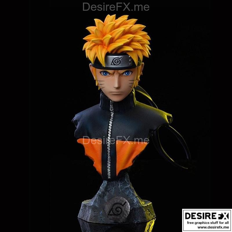 火影忍者 3D打印模型|Naruto busto – 3D Print Model STL