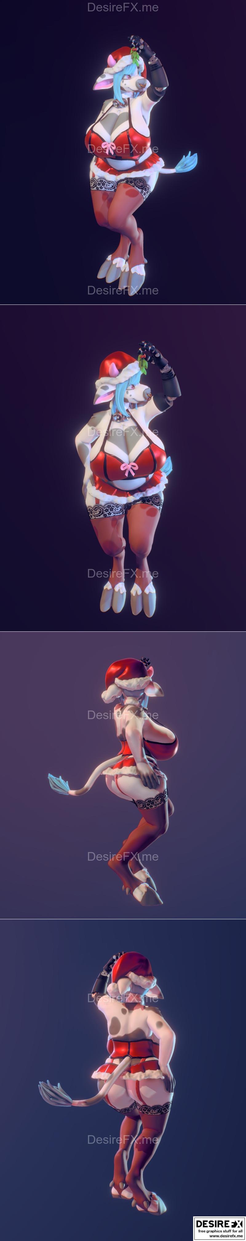 圣诞百合 – 3D打印模型|Xmas Lily – 3D Print Model STL