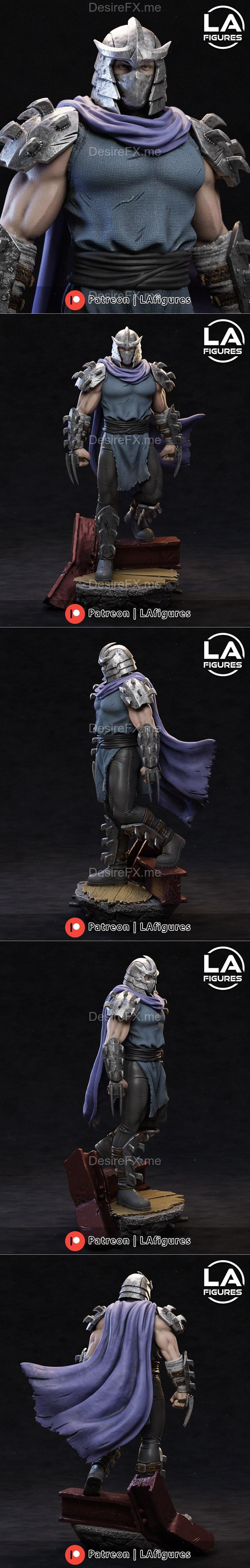 TMNT 雷德利 3D打印模型|TMNT – Shredder – 3D Print Model STL