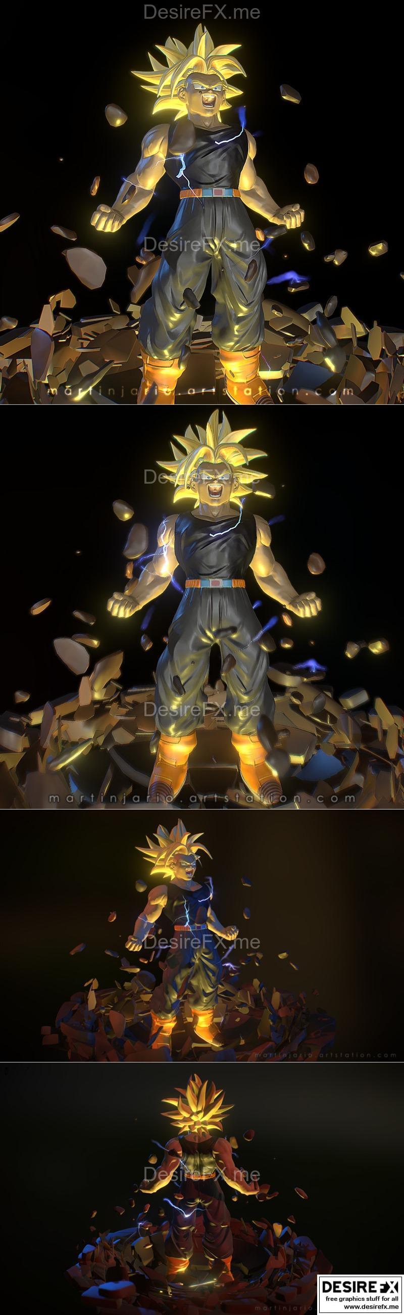 未来躯干 - 3D打印模型|Future Trunks – 3D Print Model STL