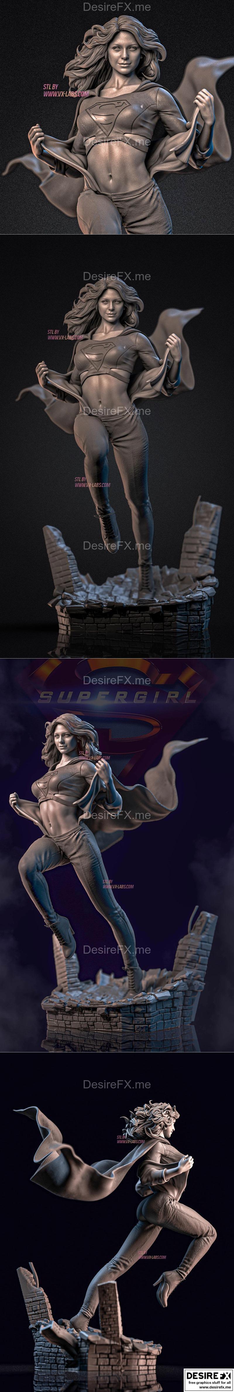 超级女孩 CW Melissa Benoist 3D打印模型|Supergirl CW Melissa Benoist – 3D Print Model STL