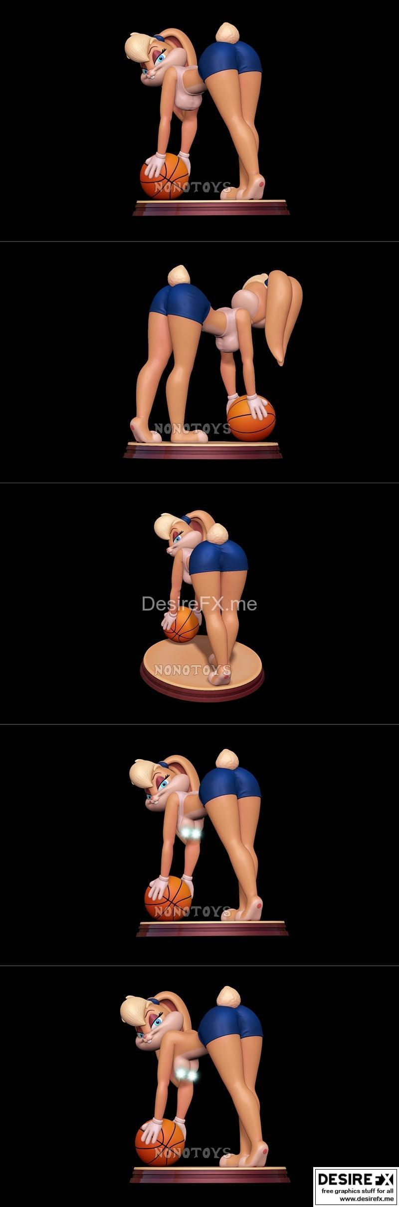 洛莉兔 3D打印模型 STL|Lola Bunny NSFW – 3D Print Model STL