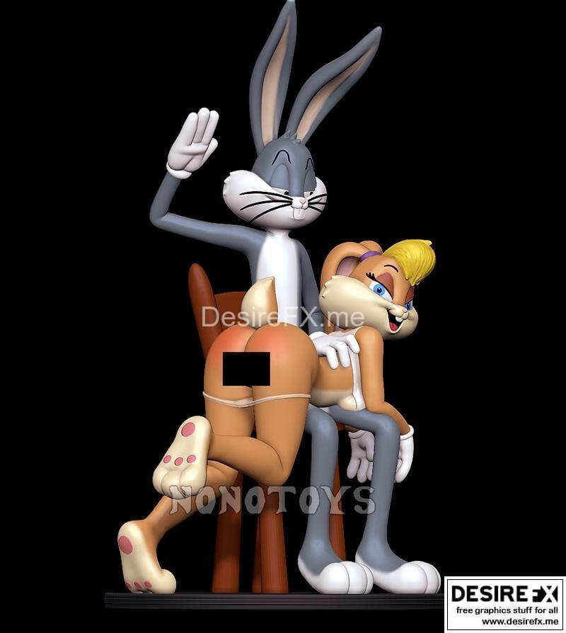 BUGS与洛拉 3D打印模型|Bugs and lola – 3D Print Model STL