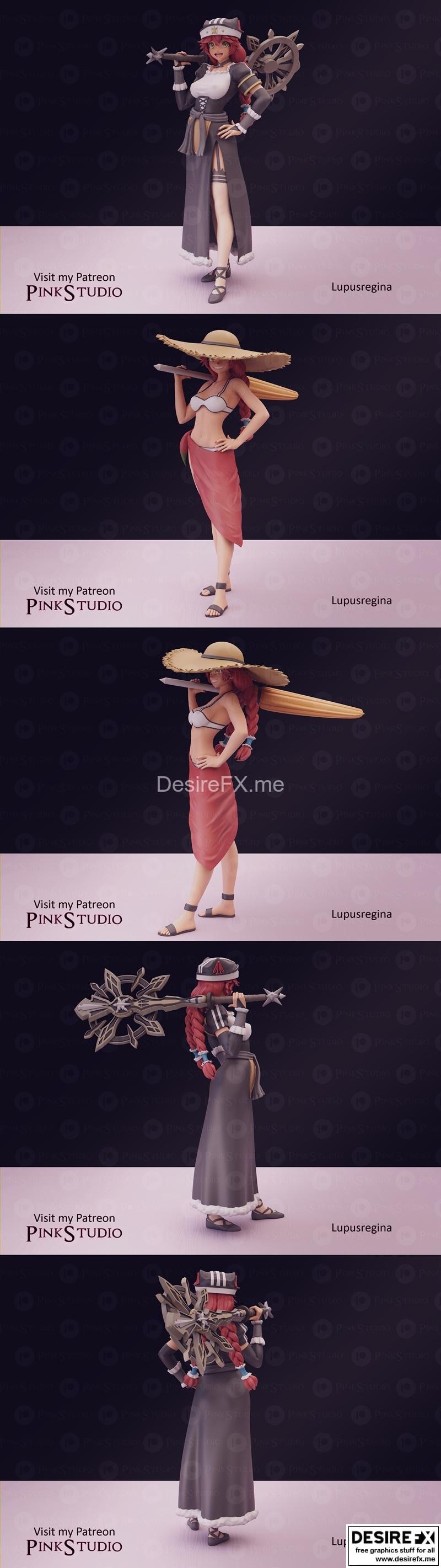 Overlord 3D打印模型：狼之女王 Lupusregina|Overlord – Lupusregina – 3D Print Model STL