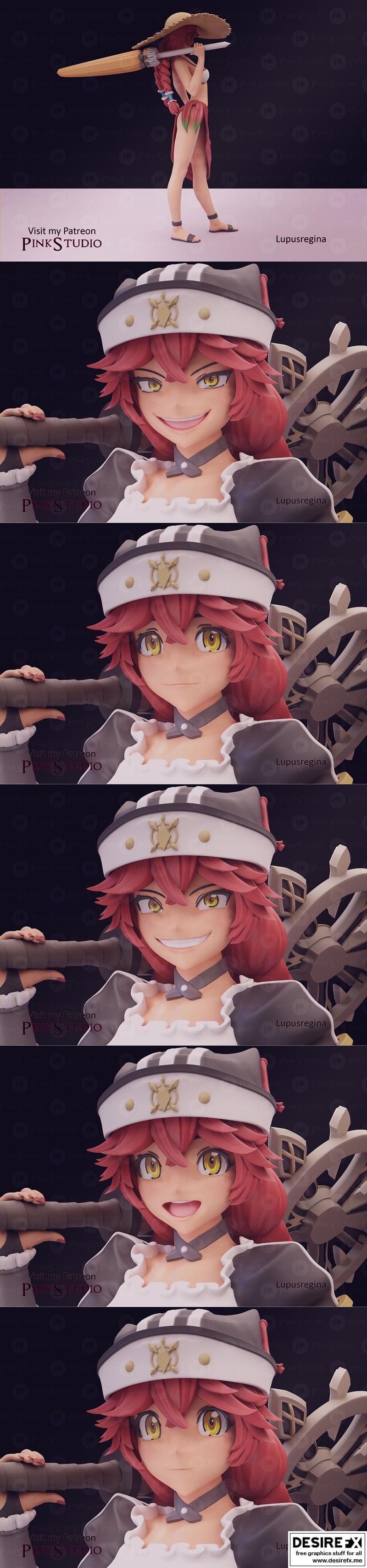 Overlord 3D打印模型：狼之女王 Lupusregina|Overlord – Lupusregina – 3D Print Model STL
