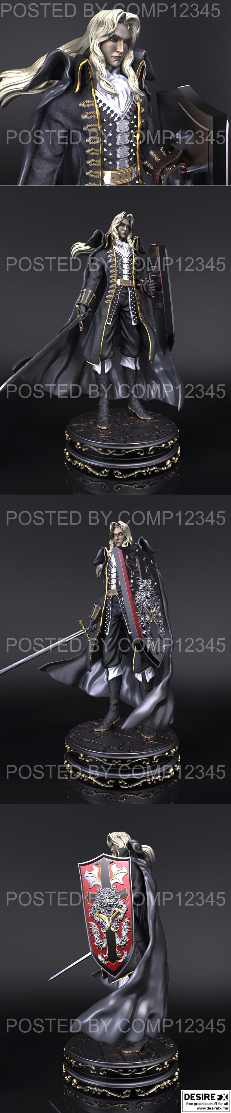 朱诺·卡斯兰娜 3D打印模型|Alucard CastlevaniaL – 3D Print Model STL