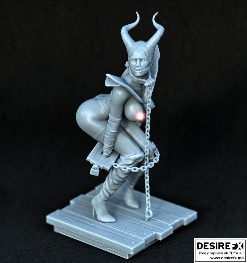 魅魔BDSM 3D打印模型|Maleficent witch bdsm – 3D Print Model STL