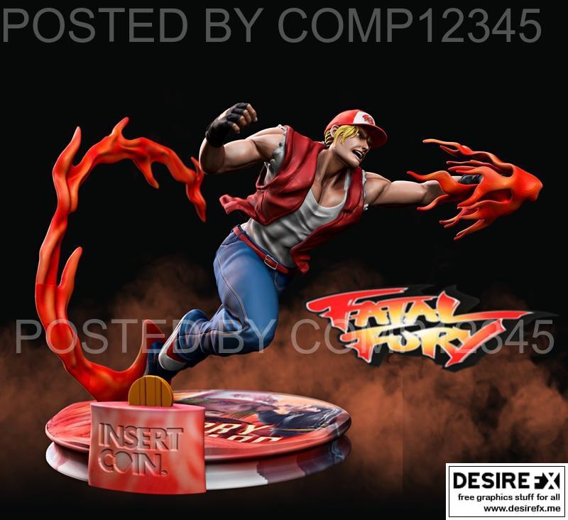 Terry Bogard 3D打印模型|Terry Bogard – 3D Print Model STL