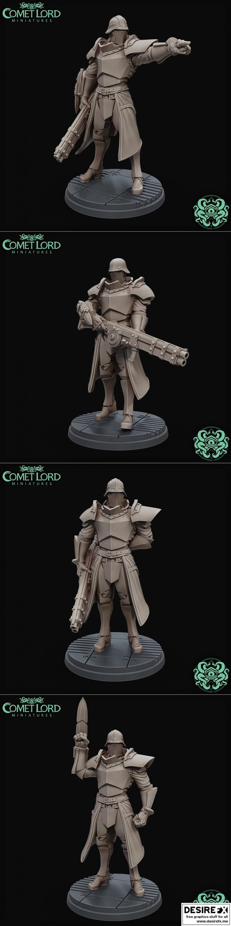 埃森雷克士兵 3D打印模型|Comet Lord Miniatures – Eisenreich Soldiers – 3D Print Model STL