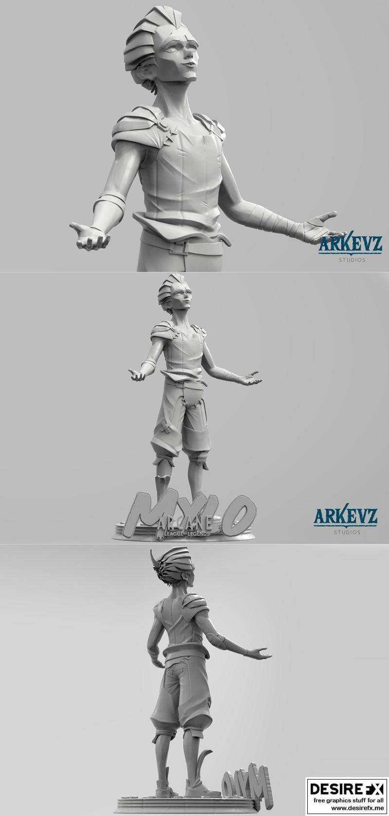 我的世界：暗影之弧 3D打印模型|Mylo – Arcane – 3D Print Model STL