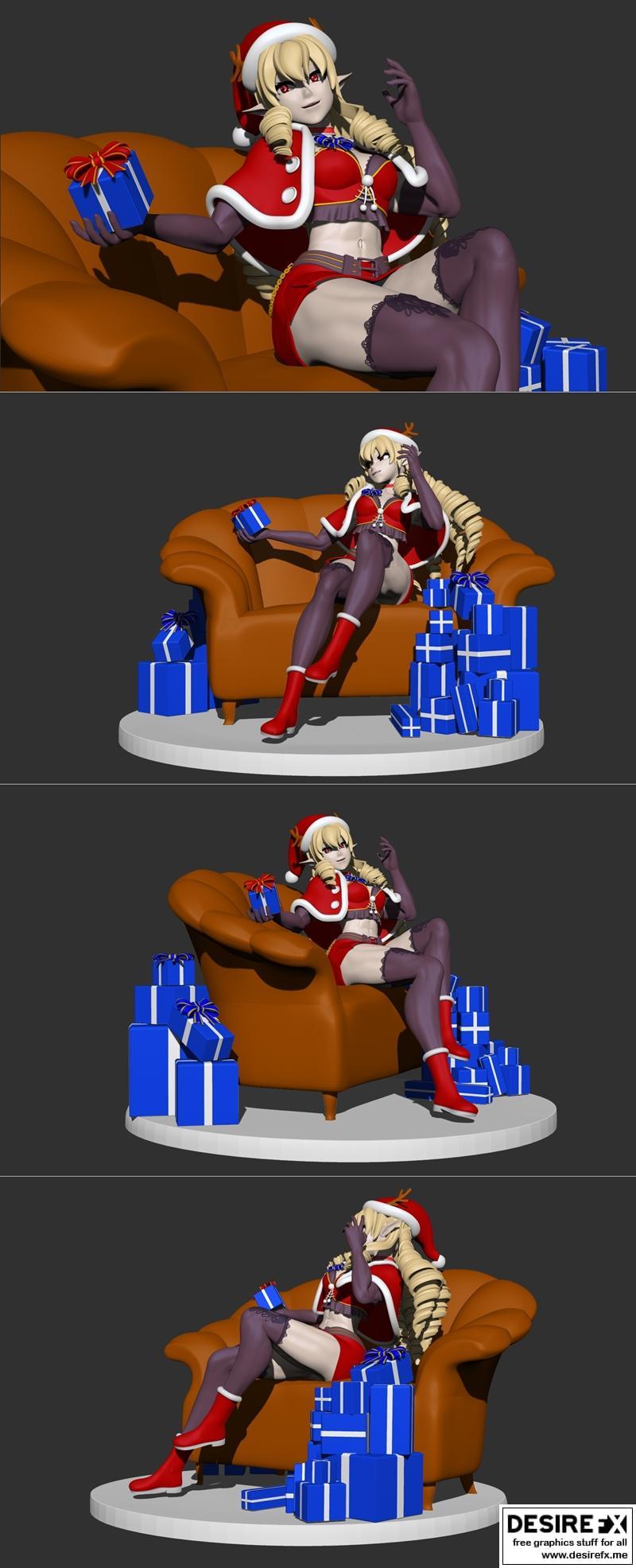 Elinalise龙之径 3D打印模型|Elinalise Dragonroad – MUSHOKU TENSEI – 3D Print Model STL