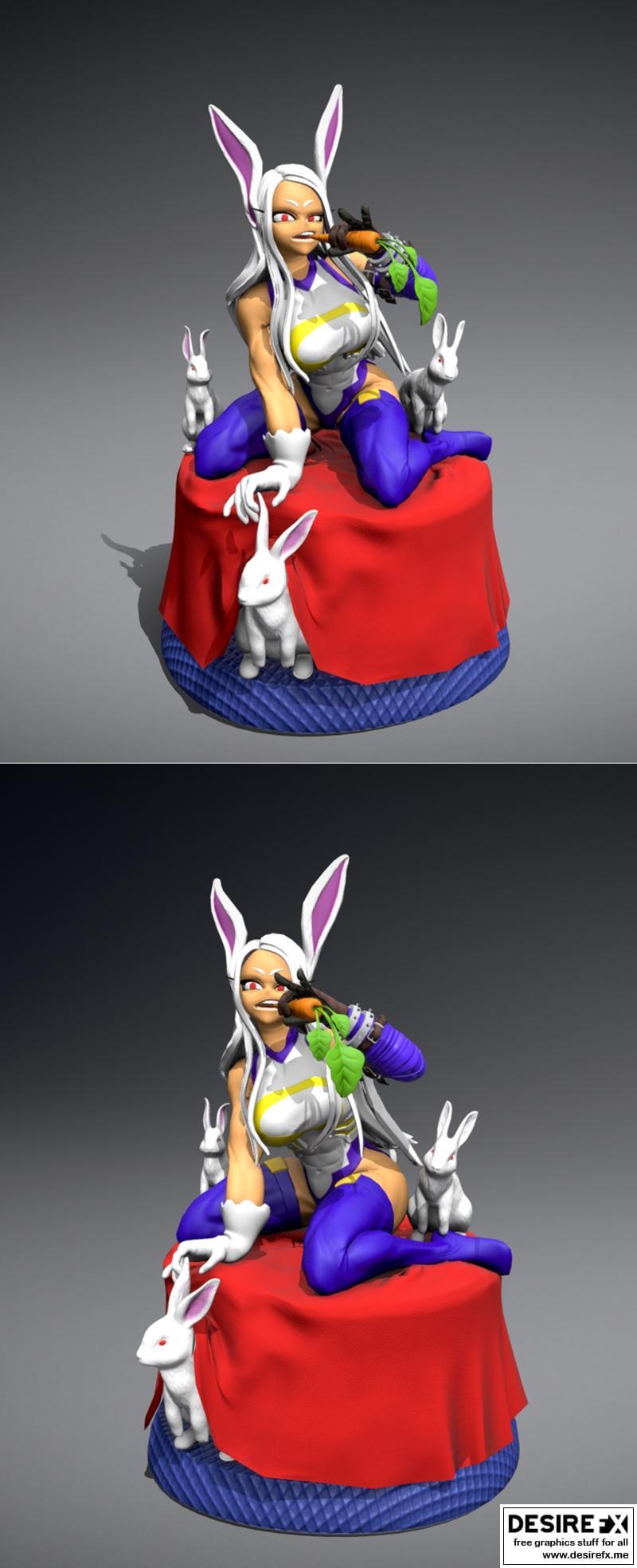 mirko -我的英雄学院-3D打印模型|Mirko – My Hero Academia – 3D Print Model STL