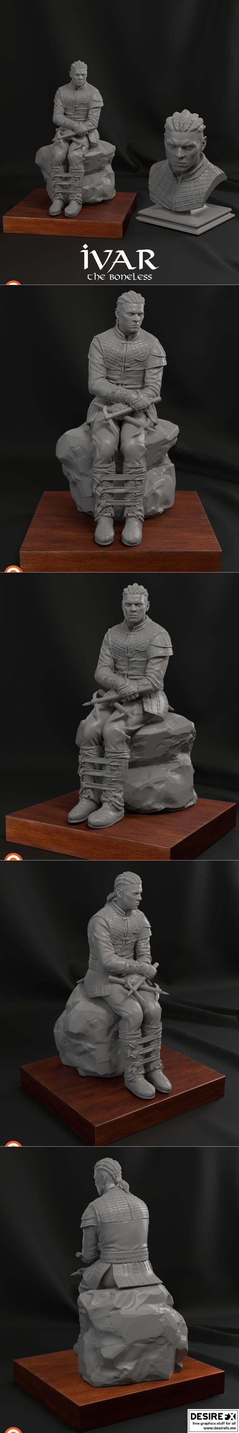 伊瓦尔·骨瘦 – 3D打印模型 STL|Ivar the Boneless – 3D Print Model STL