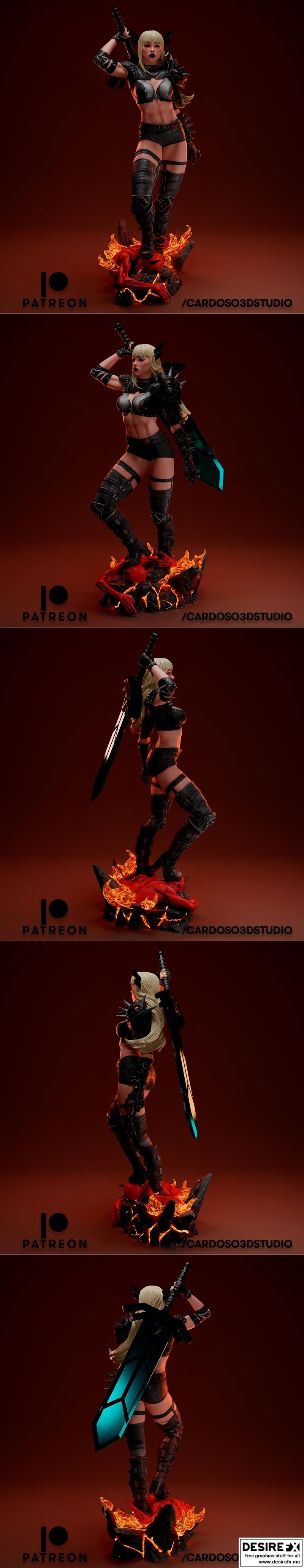 魔戒雕像 - 3D打印模型 STL|Magik Statue – 3D Print Model STL