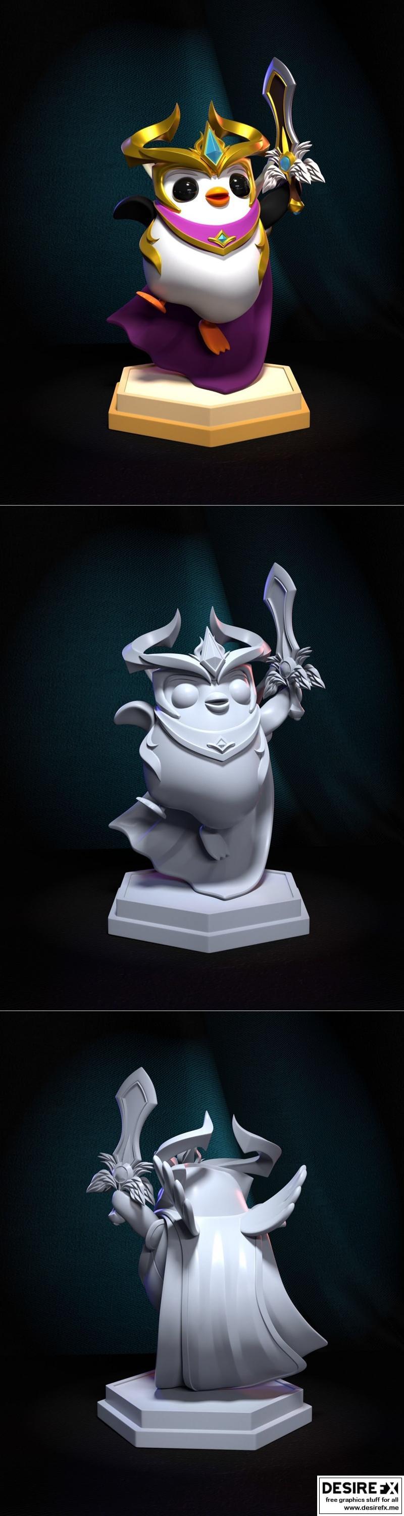 企鹅 - 3D打印模型 STL|Penguin – 3D Print Model STL