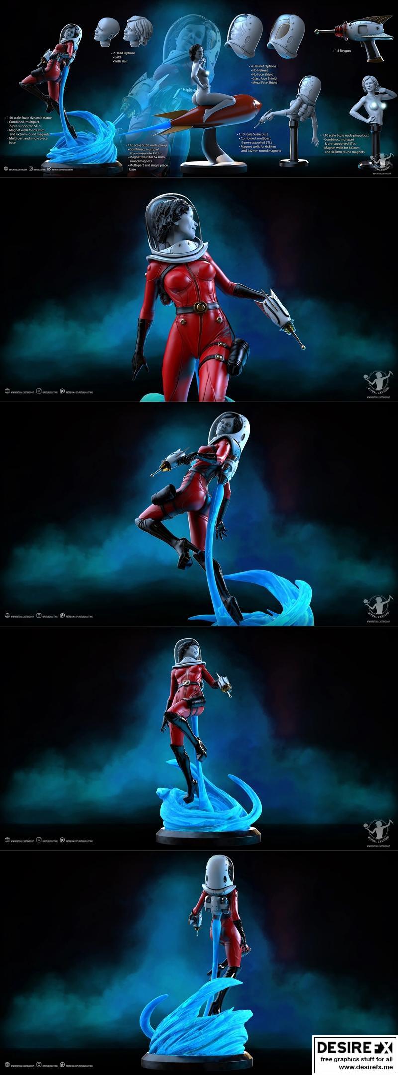 Ritual Casting 3D打印模型：苏茜角色模型|Ritual Casting March 2023 – Suzie – 3D Print Model STL