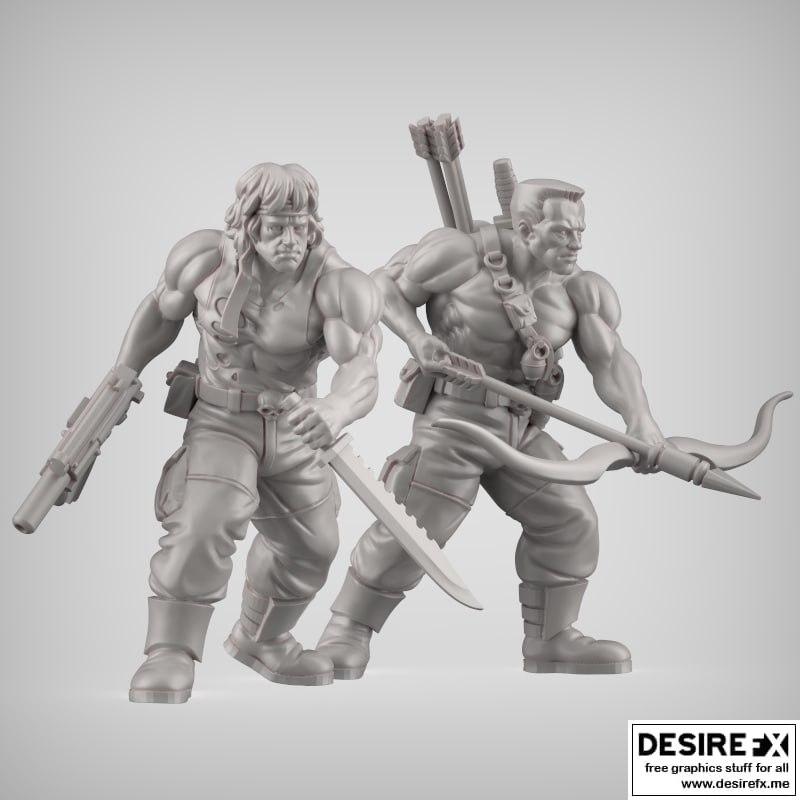 Zorbo与Duke 3D打印模型|Zorbo and Duke – 3D Print Model STL
