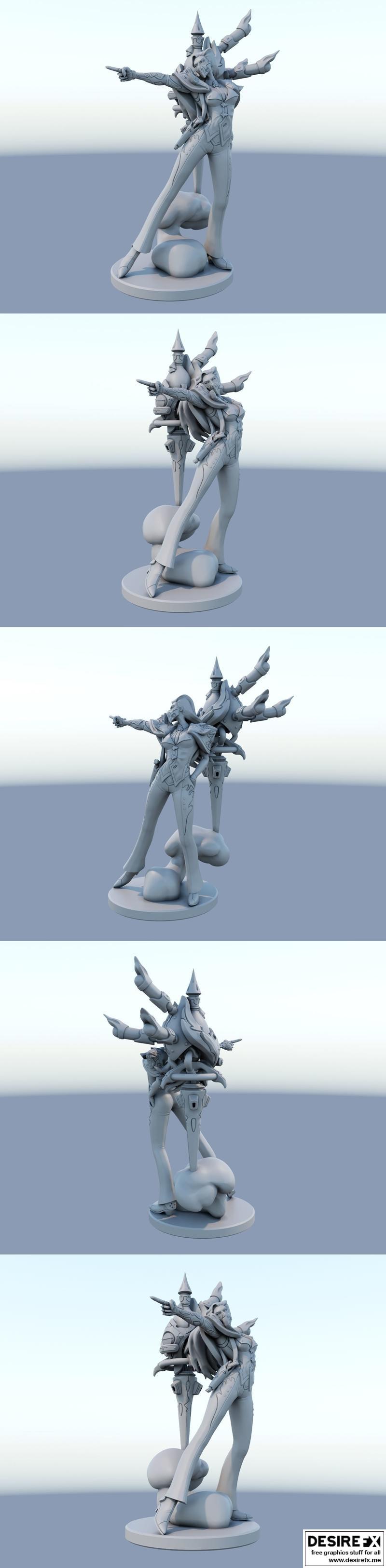 洛之传说 3D打印模型 STL|Renata Glasc League of Legends – 3D Print Model STL