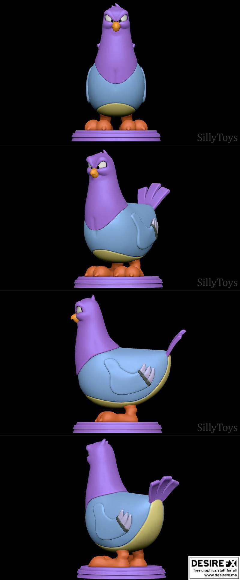 Pesto - 动画奇兵 - 3D打印模型|Pesto – Animaniacs – 3D Print Model STL