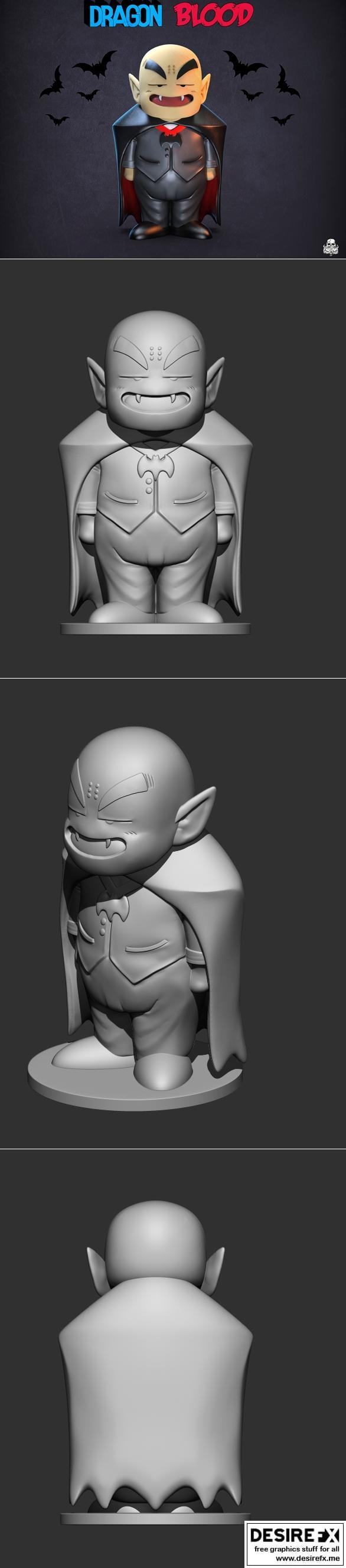 Krilim吸血鬼 3D打印模型|Krilim Vampire – 3D Print Model STL