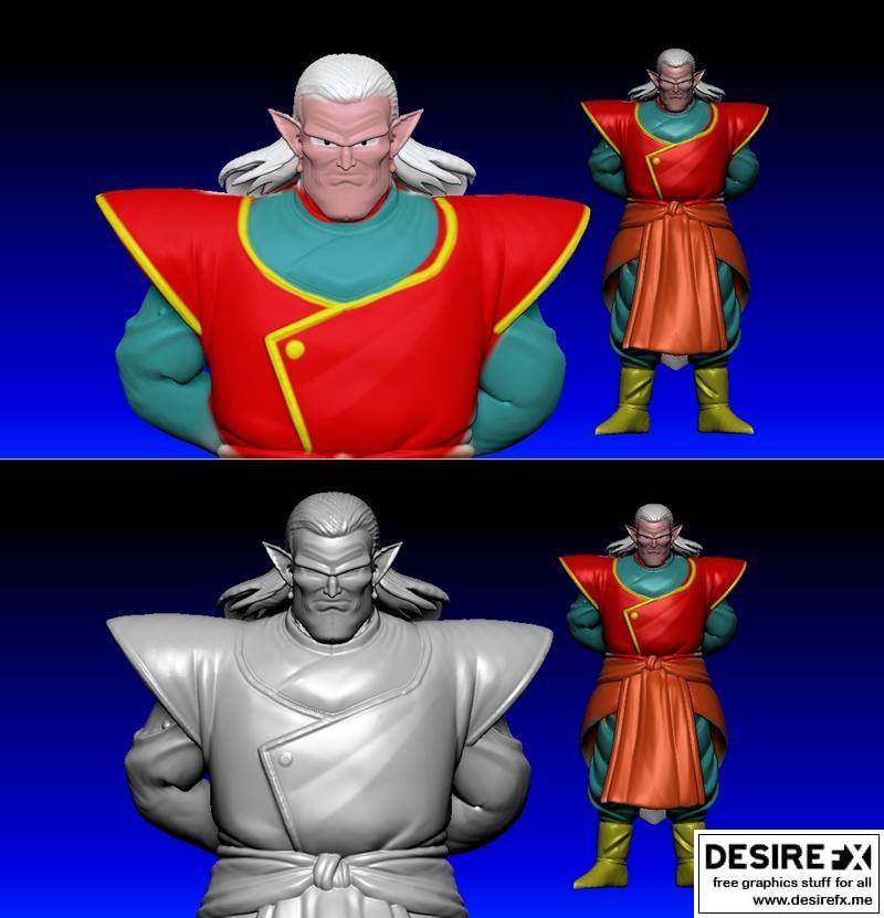 Kibito – 动漫游戏角色3D打印模型 STL|Kibito – 3D Print Model STL