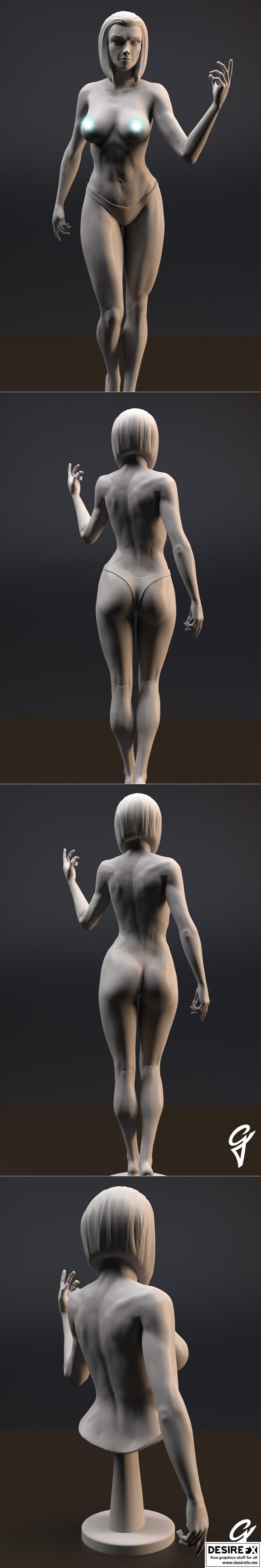 痛苦女王——Gsculpt艺术3D打印模型|Diqual Queen of Pain – Gsculpt Art – 3D Print Model STL