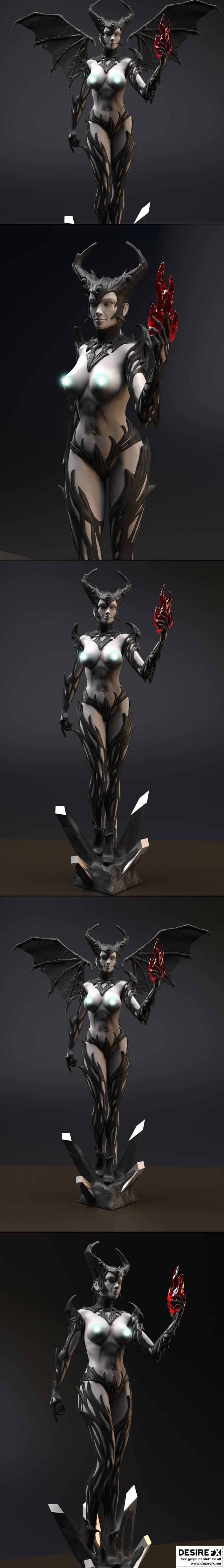 痛苦女王——Gsculpt艺术3D打印模型|Diqual Queen of Pain – Gsculpt Art – 3D Print Model STL