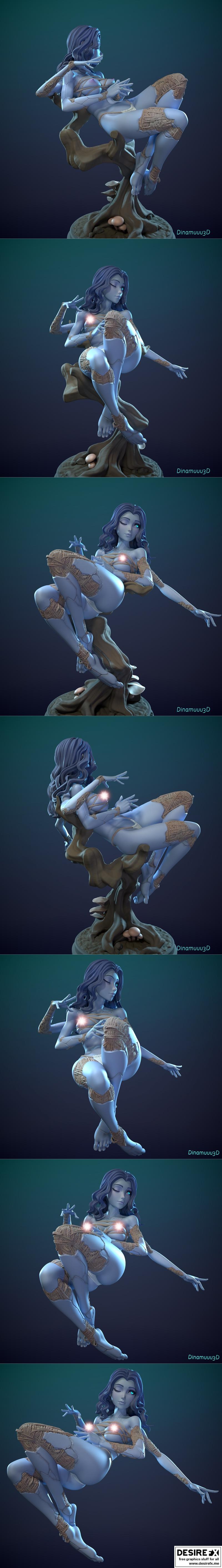 Dinamuuu3D - Ranni - 3D打印模型  
（或更自然流畅的中文表达）  
Dinamuuu3D打造的Ranni 3D打印模型|Dinamuuu3D – Ranni – 3D Print Model STL