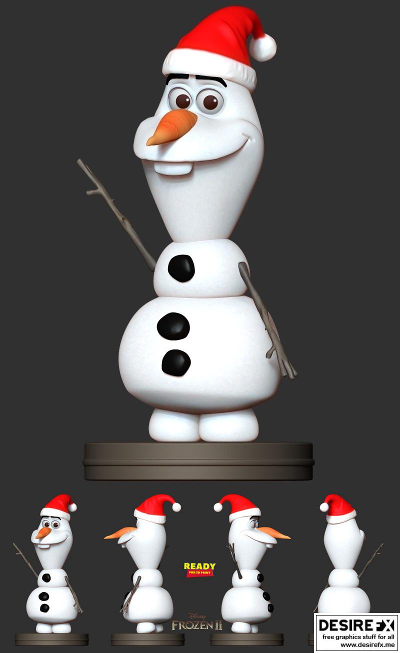 冰雪奇缘2 奥拉夫 3D打印模型|Olaf from Frozen 2 – 3D Print Model STL