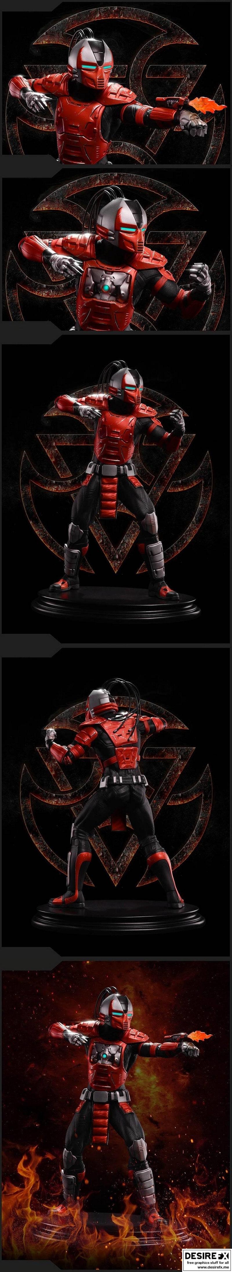 Mortal Kombat - Sektor - 3D打印模型|Mortal Kombat – Sektor – 3D Print Model STL