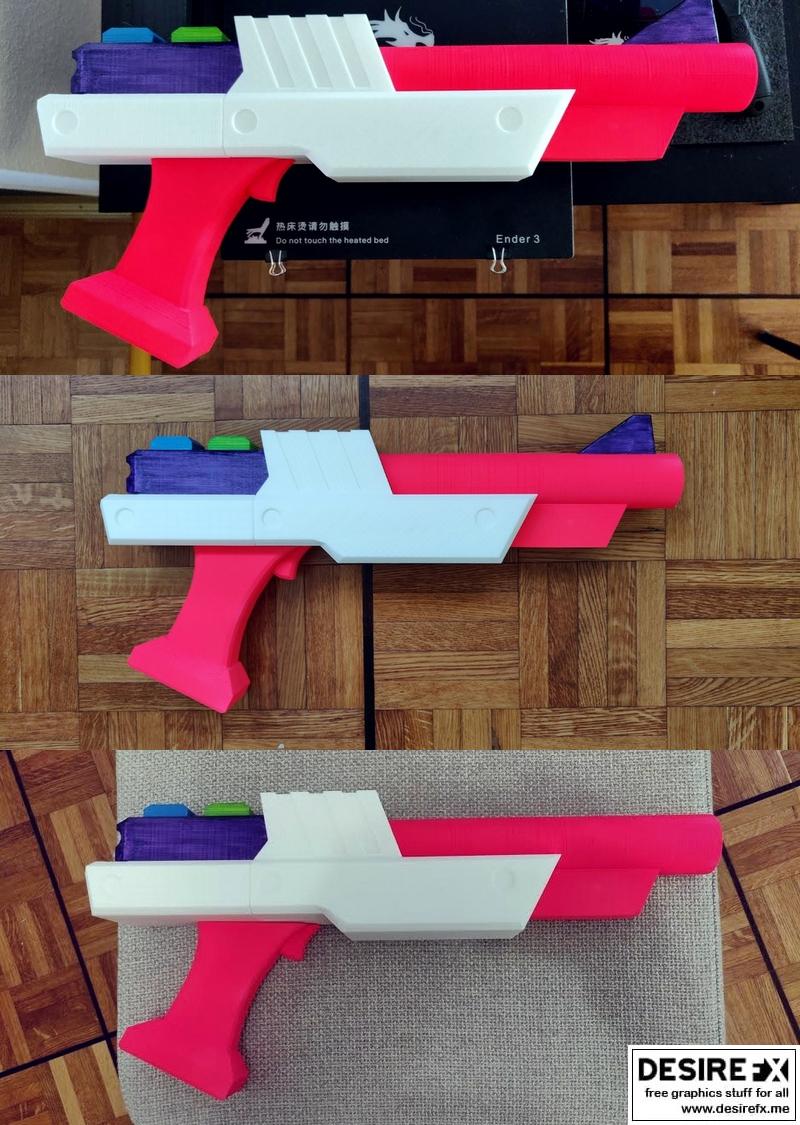 Miss Fortune枪械3D打印模型|Miss Fortune Gun – 3D Print Model STL