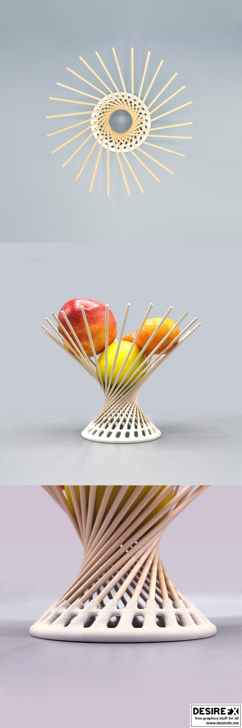 水果碗支架 - 3D打印模型|Fruit Bowl Stand – 3D Print Model STL