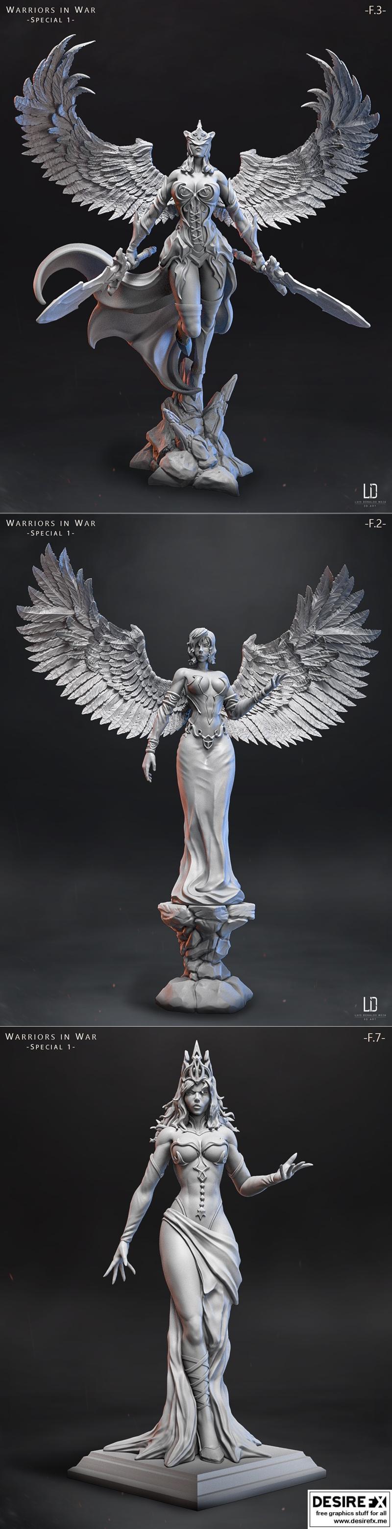 战锤战士——3D打印模型|Warriors In War – Special 1 – 3D Print Model STL