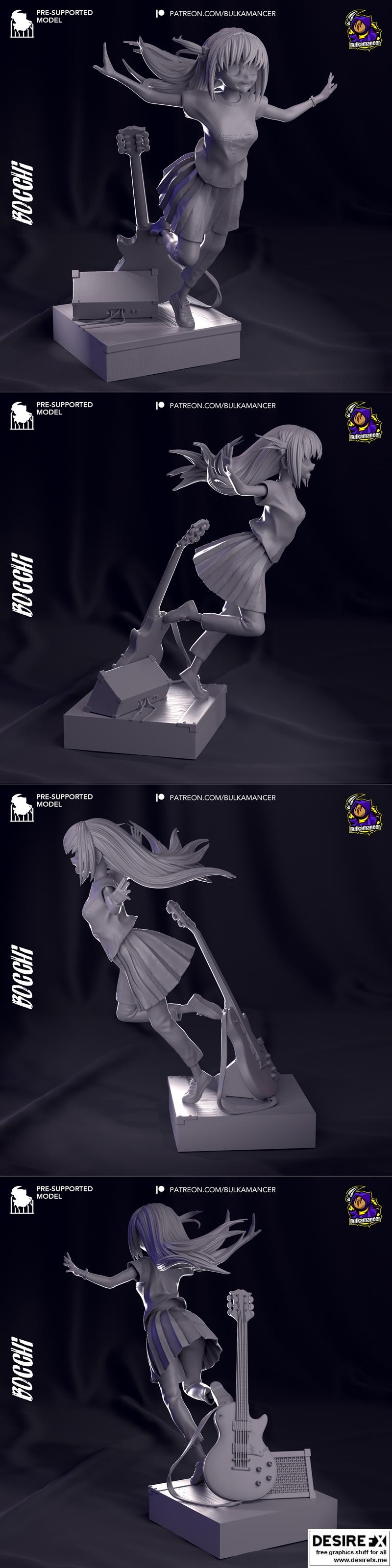 Bulkamancer - Bocchi 3D打印模型|Bulkamancer – Bocchi – 3D Print Model STL