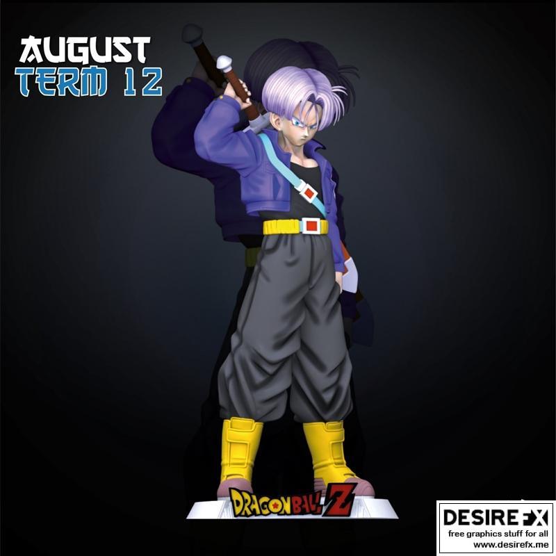 特卢恩雕塑 - 剑与世界 - 3D打印模型|Trunks Sculpture – Sekai – 3D Print Model STL