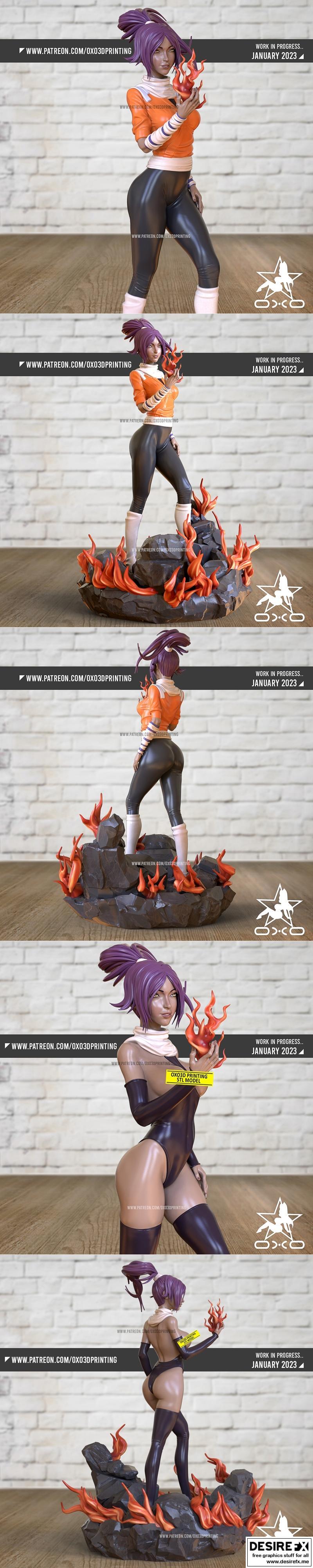 OXO3D - 雷兽 - Yoruichi 3D打印模型|OXO3D – Yoruichi – 3D Print Model STL
