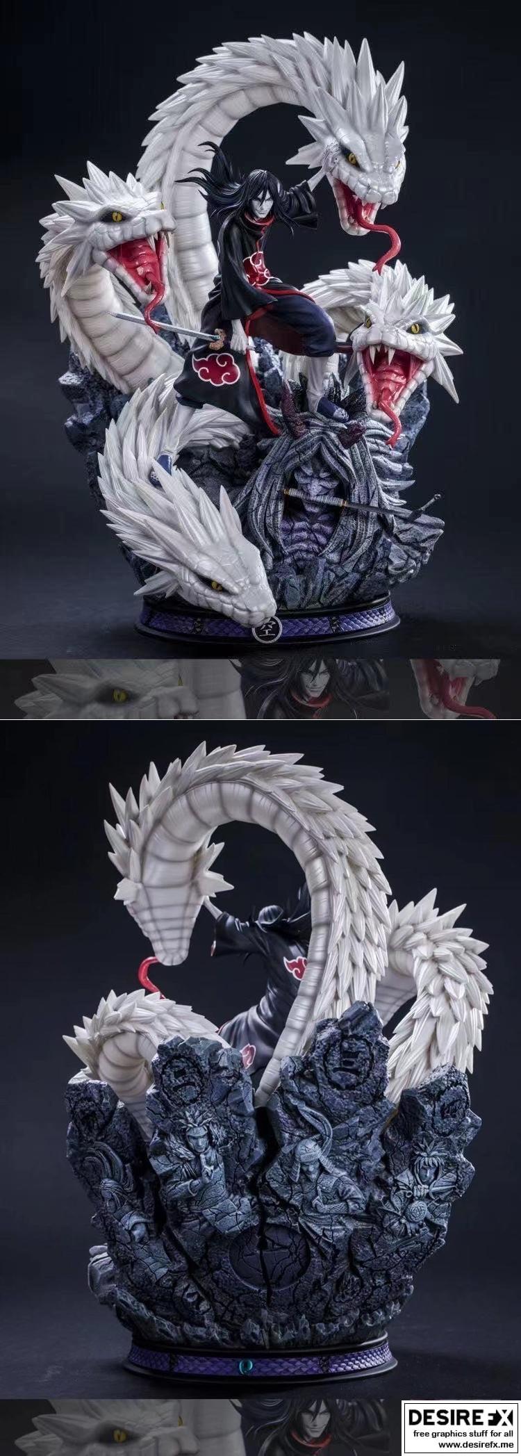 三渲二奥罗奇·蛇丸 3D打印模型|Akatsuki Orochimaru – 3D Print Model STL