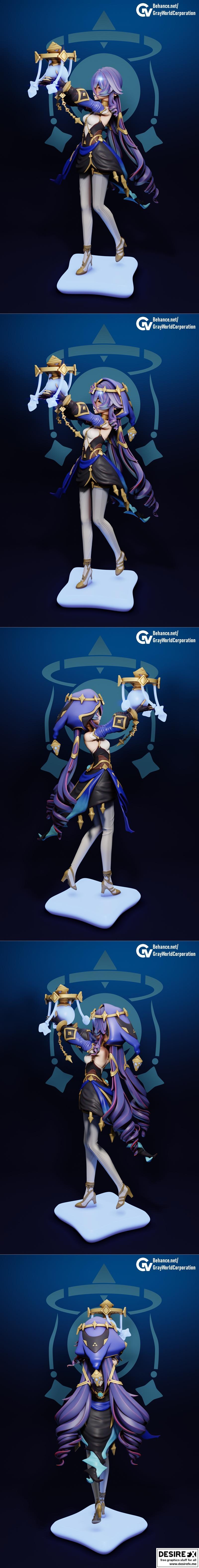 Layla 3D打印模型|Layla – 3D Print Model STL