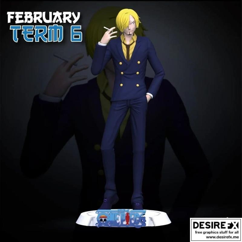 三岛雕塑 - 世界 - 3D打印模型|Sanji Sculpture – Sekai – 3D Print Model STL