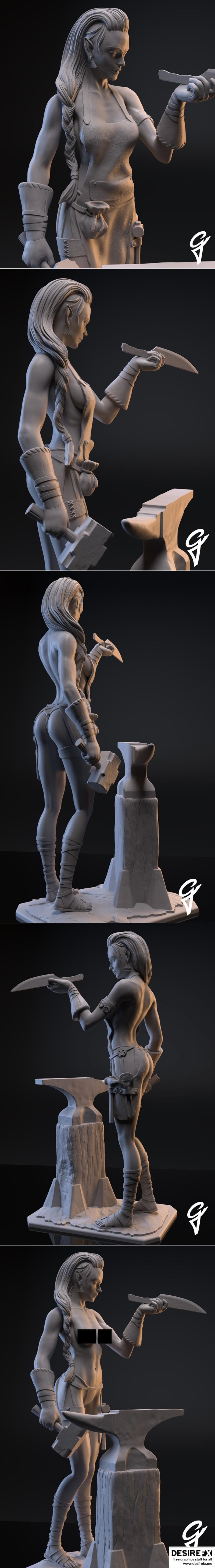 Mirdain - Gsculpt艺术 - 3D打印模型|Mirdain – Gsculpt Art – 3D Print Model STL